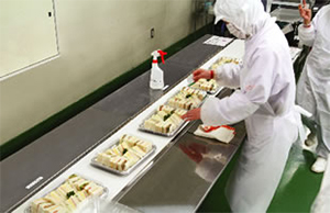 ジャブコン　用途例　パン工場写真