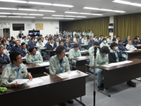 交通事故防止研修の写真