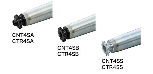 CNT4SA・CTR4SA 樹脂製スプロケット（ベアリング無し）／CNT4SB・CTR4SB 樹脂製スプロケット（ベアリング入り）／CNT4SS・CTR4SS 鉄製スプロケット（ベアリング入り）