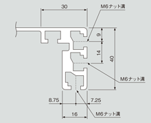 フレーム断面寸法